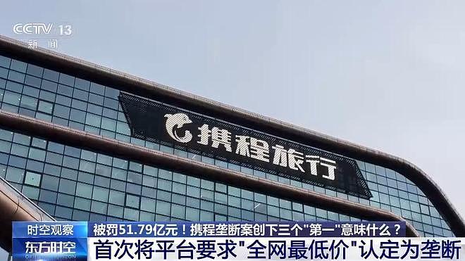 被罚51.79亿元！携程垄断案创下三个“第一”意味什么 - 2