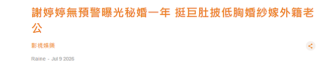 谢婷婷最大靠山曝光了，不是狄波拉也不是谢霆锋，竟是一个圈外人 - 33