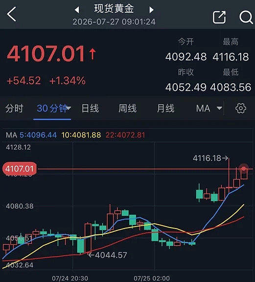美媒曝特朗普暂停打击伊朗内幕，黄金多头大爆发（组图） - 2