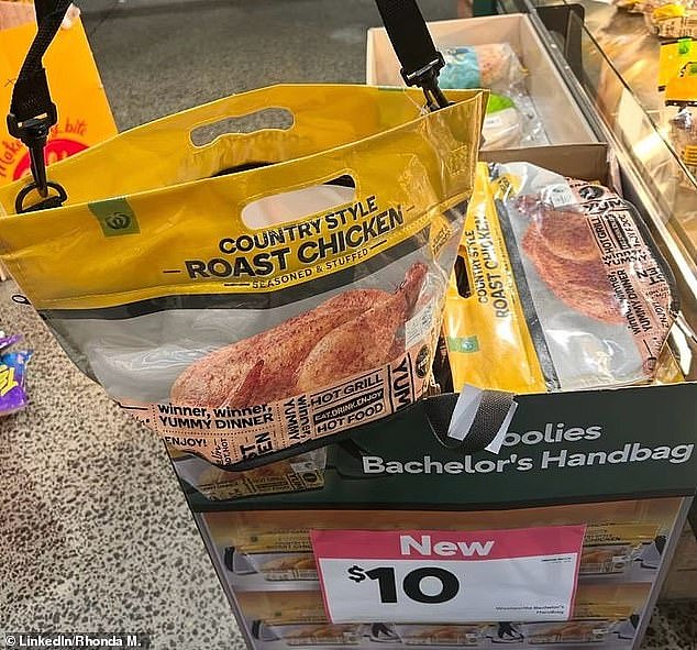 Woolworths烤鸡包装造型保温手袋及A$10价签