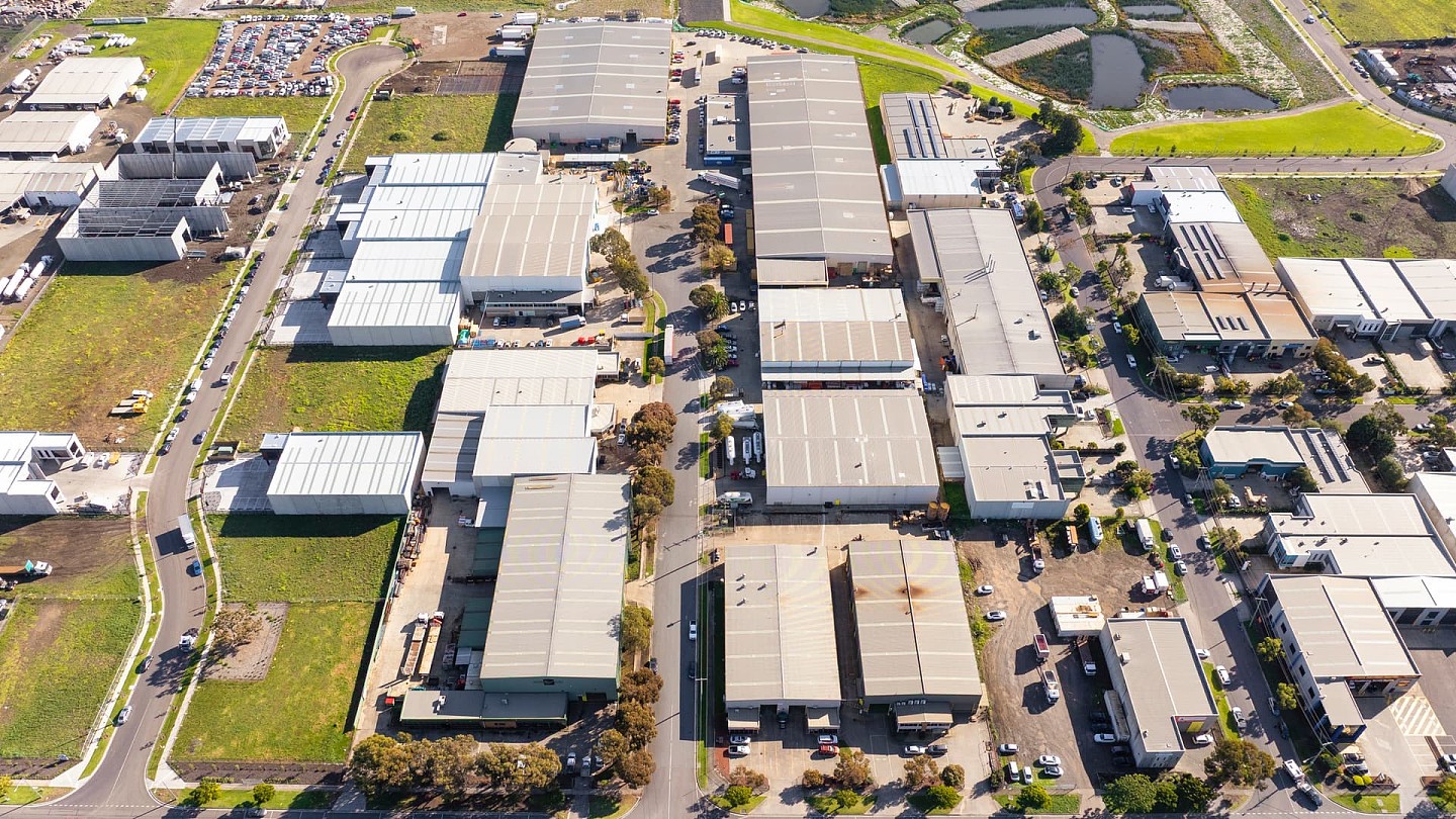 Epping的Dream Haven工业物业组合航拍,原报道配图