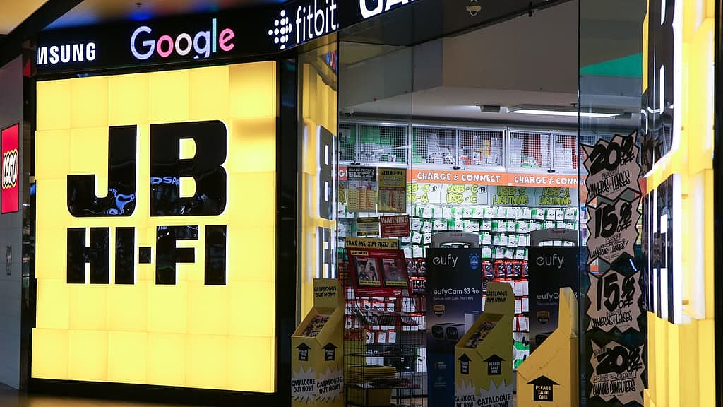 JB Hi-Fi店面,原报道零售场景照片