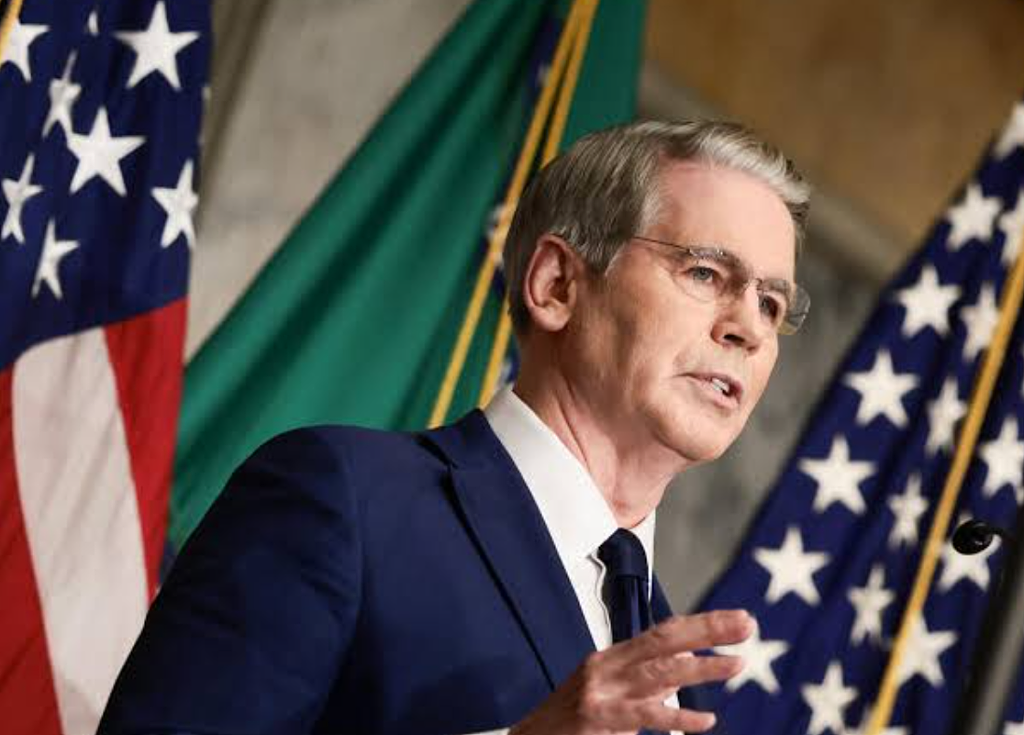 美国财政部长Scott Bessent公开讲话资料图