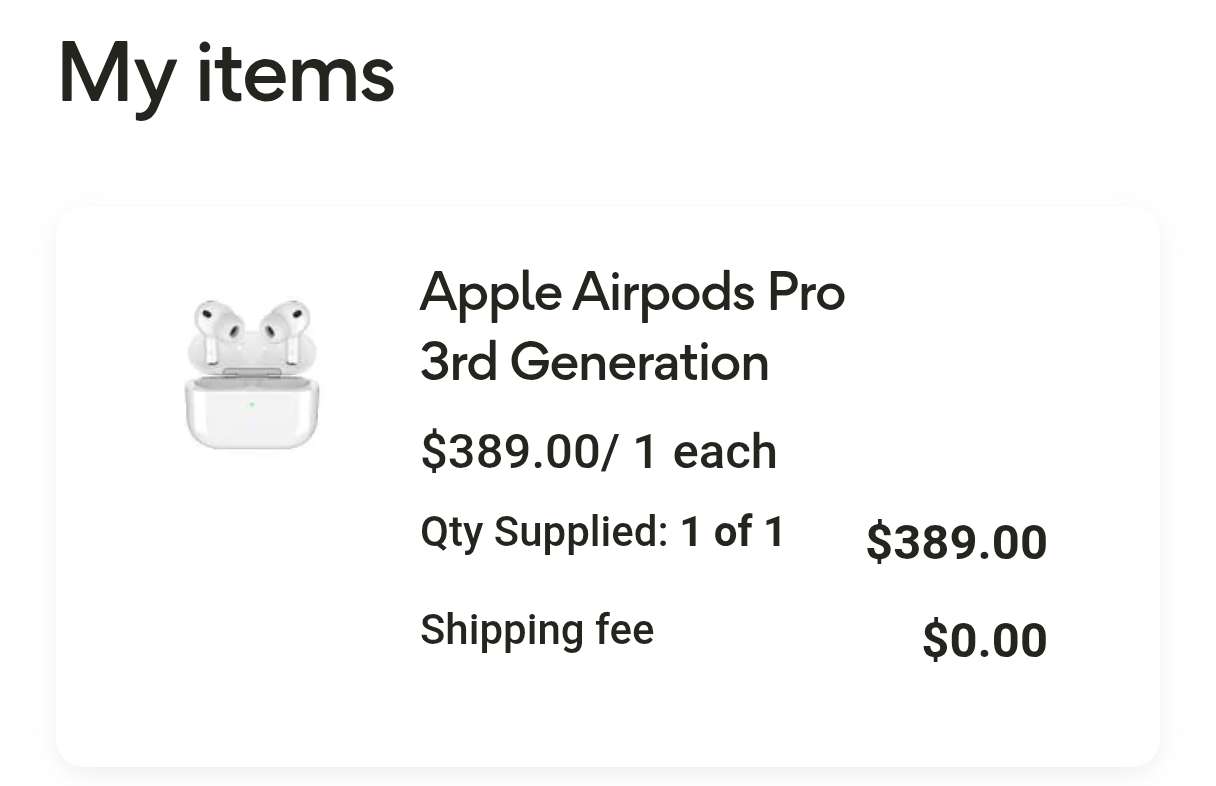今日悉尼全新未拆封airpodspro3 全新未拆封airpodspro3