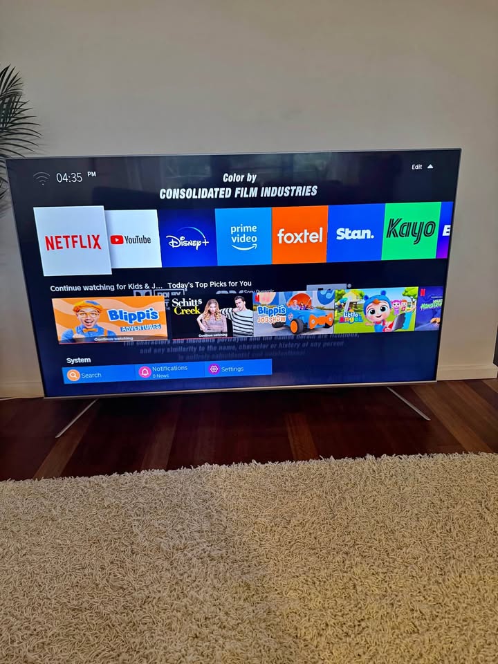 今日珀斯99新电视75寸Sony 4K UHD Smart tv高清智能电视闲置甩卖 99新电视75寸Sony 4K UHD Smart tv高清智能电视闲置甩卖