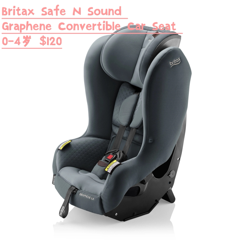 今日悉尼Britax Safe N Sound Graphene Convertible 安全座椅 04岁 Britax Safe N Sound Graphene Convertible 安全座椅 04岁