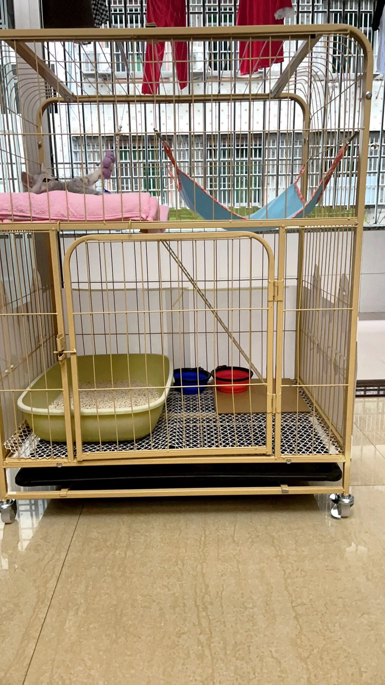 今日珀斯猫笼子家用室内猫咪别墅小户型不占地猫窝厕所防外溅猫厕一体猫笼 猫笼子家用室内猫咪别墅小户型不占地猫窝厕所防外溅猫厕一体猫笼