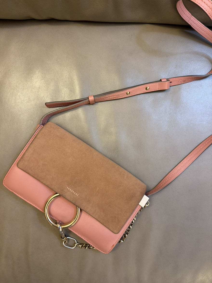 今日珀斯Chloe pink leather handbag Chloe pink leather handbag