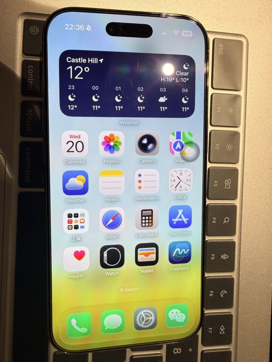 今日悉尼家人自用iPhone Air 家人自用iPhone Air