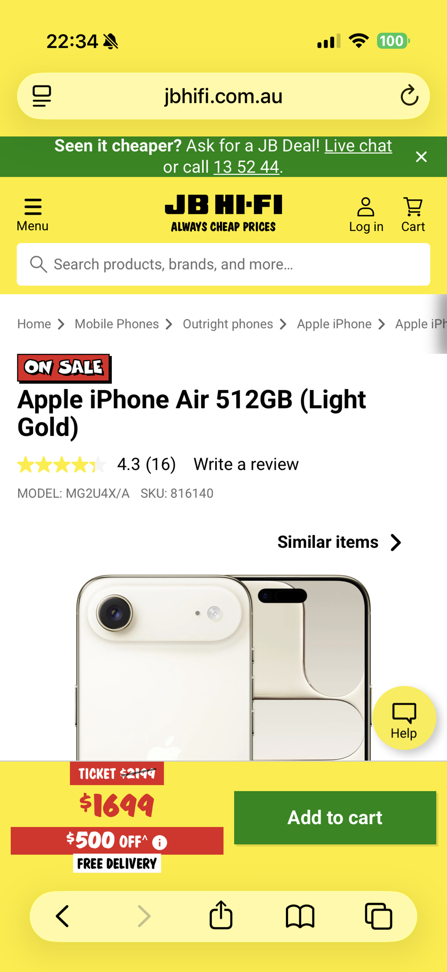 今日悉尼家人自用iPhone Air 家人自用iPhone Air