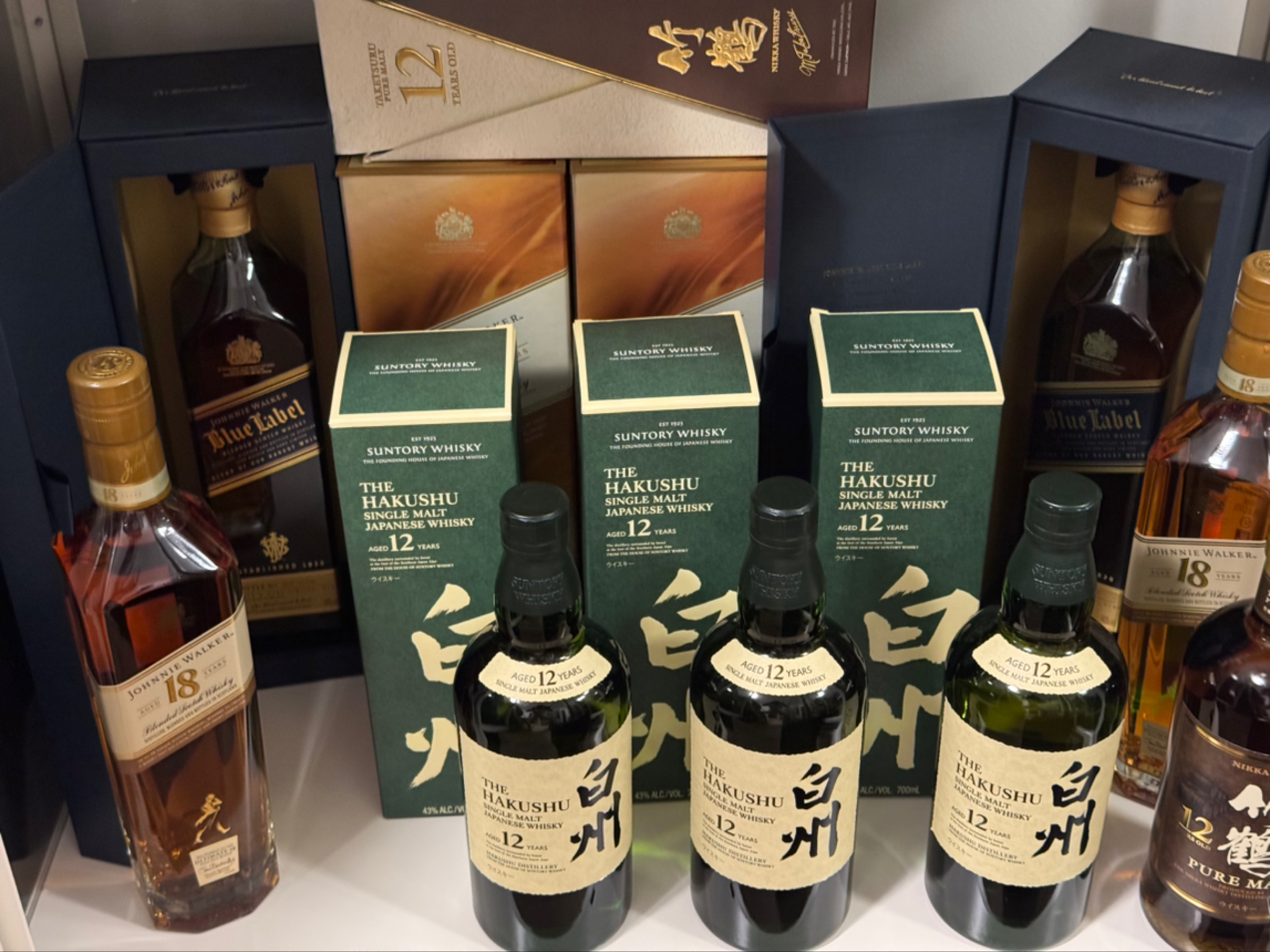 今日悉尼日本威士忌山崎12年白州12年 日本威士忌山崎12年白州12年