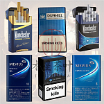 蓝色系列的香烟