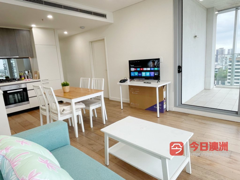 今日悉尼Waterloo 新高层2房加书房 带家具 整租 7月入住 Waterloo 新高层2房加书房 带家具 整租 7月入住