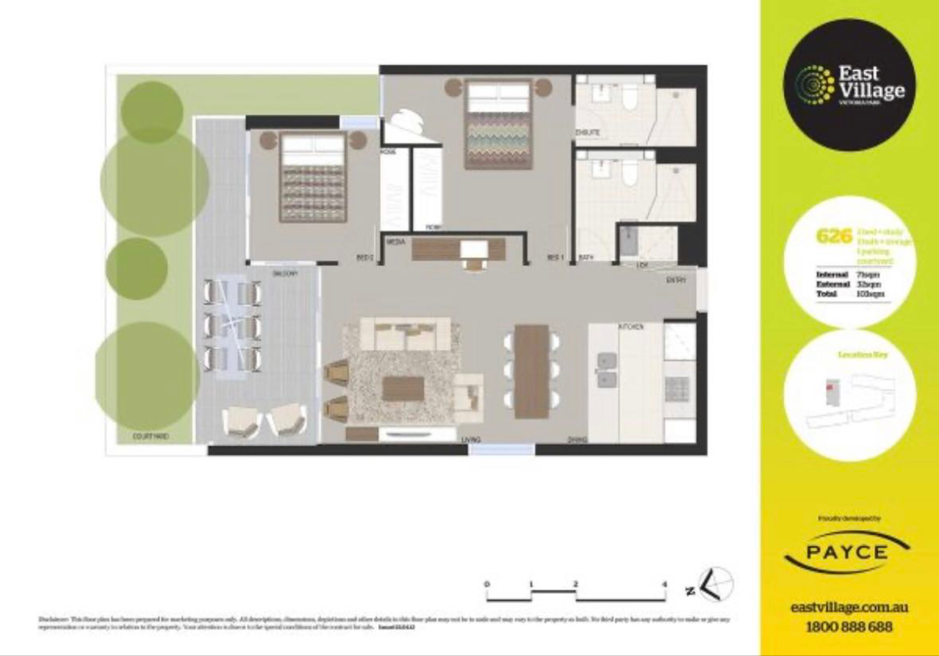 今日珀斯Zetland 六楼2BDefriesave两室两卫全屋空调可以提供家具家电 Zetland 六楼2BDefriesave两室两卫全屋空调可以提供家具家电