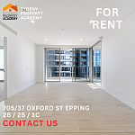 Epping  Meriton 全新两房公寓出租 首次入住 步行4分钟到地铁