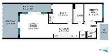 Sydney 2B1B Zetland 出租