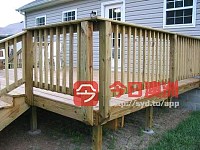  timber  paling fence木围墙colorbond fence金属围栏围墙decking pergola
