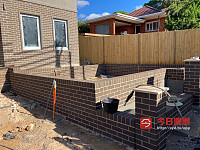  Sydney 高压水枪清洁水泥地面青苔 外墙  砖 driveway 围墙    