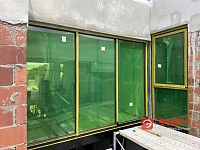  铝合金门窗厂家直销 供应双层钢化玻璃门窗