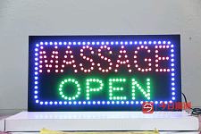  LED 灯牌massage open