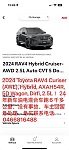  2024 Toyota RAV4 Curiser AWE Hybrid AXAH54R 5D Wagon Dirfi 2
