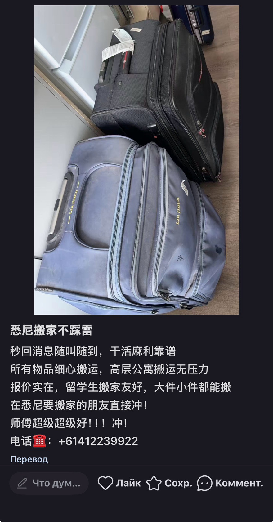 今日悉尼 悉尼搬家千万别只看价格 悉尼搬家千万别只看价格