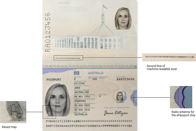 澳洲新护照都有什么防伪新招？（组图） - 3