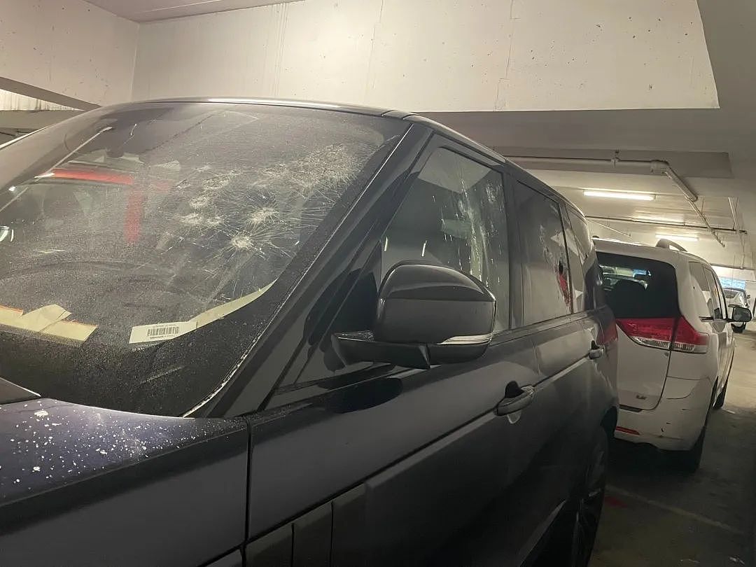 华女爆料：车被人恶意泼油漆，暴力破窗，警察还不作为（组图） - 6