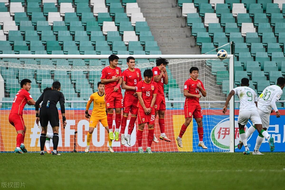 U20亚洲杯：门将屡救险，木塔力甫传射徐彬建功，中国2-0复仇沙特（组图） - 2