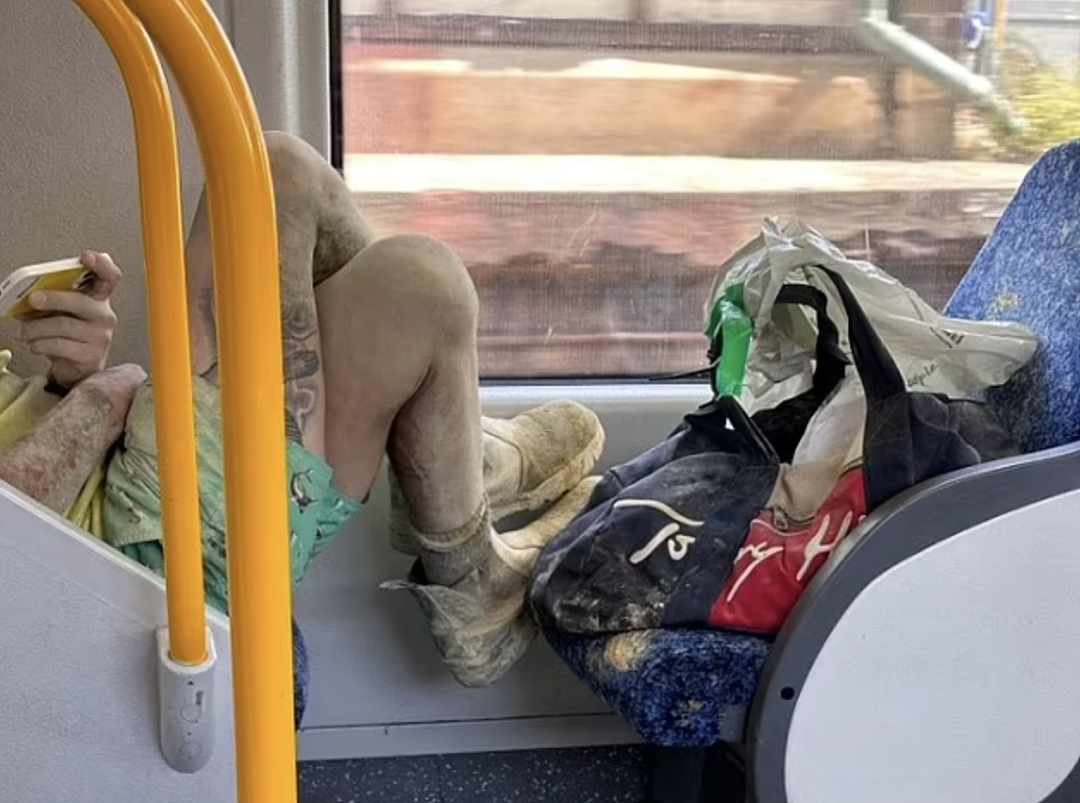 悉尼妈妈曝光：男子在火车上这个动作，或恐罚$1650！网友热议：太不礼貌了...（组图） - 3