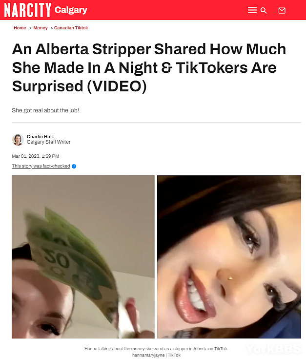 加拿大脱衣舞女郎拍视频自爆一晚挣多少钱！网友们都震惊了...（组图） - 2