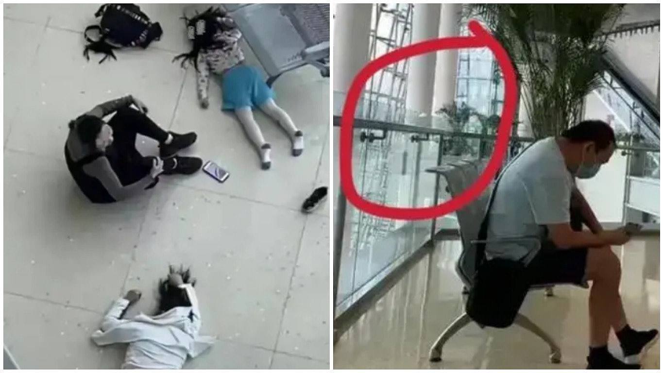 上海科技馆女童在座椅上失足跌出护栏！母舍身施救同堕楼1死1重伤（组图） - 1