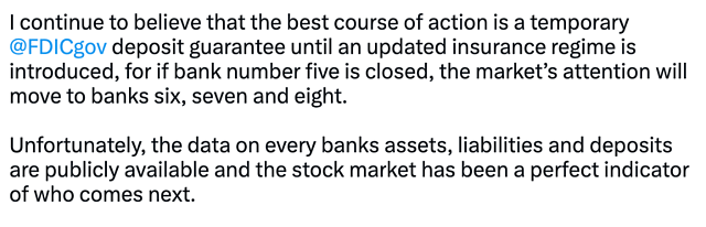 大佬Ackman再呼吁：银行危机蔓延，美联储周三不应加息 - 5