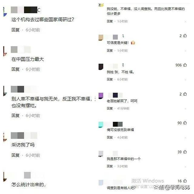 官媒发文称“中国幸福指数最高”，评论区瞬间炸锅，遭网友群嘲（组图） - 2