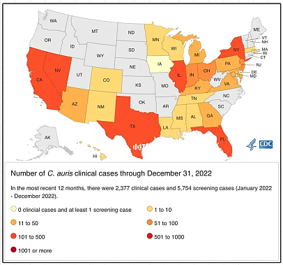 致死率60%，传播性强！CDC警告：致命真菌正迅速蔓延美国，像感冒，却“无药可治”（组图） - 3