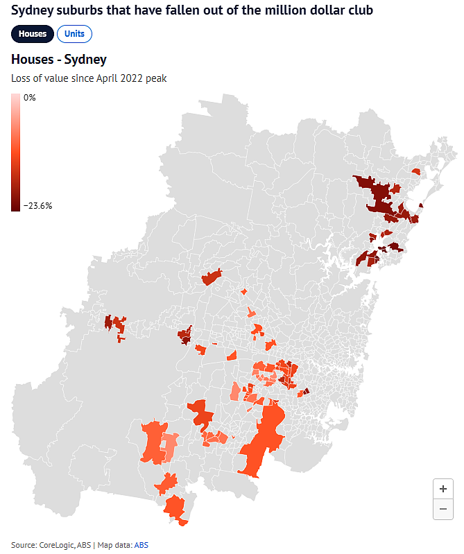爷青回！悉尼100个地区跌出“百万澳元”大关，最大跌幅近三成，买房还是梦吗？（组图） - 4