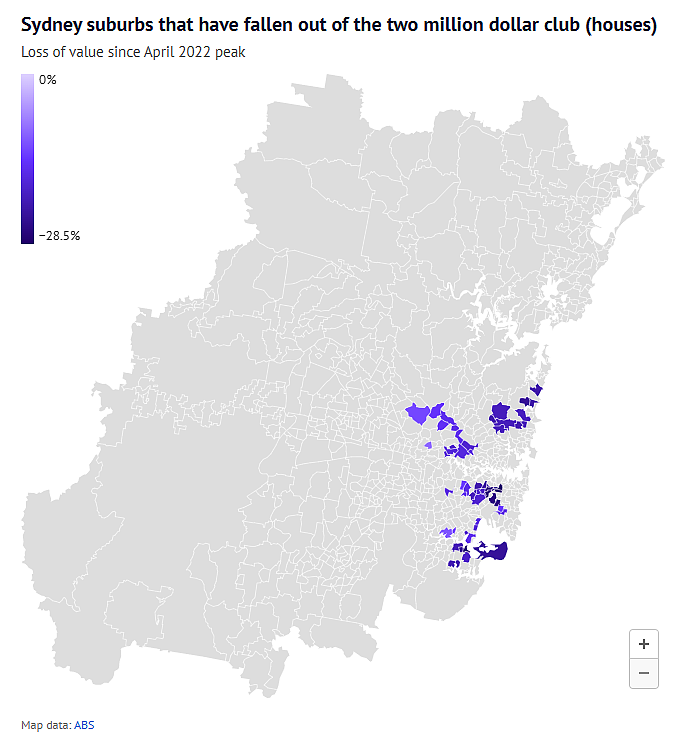 爷青回！悉尼100个地区跌出“百万澳元”大关，最大跌幅近三成，买房还是梦吗？（组图） - 8