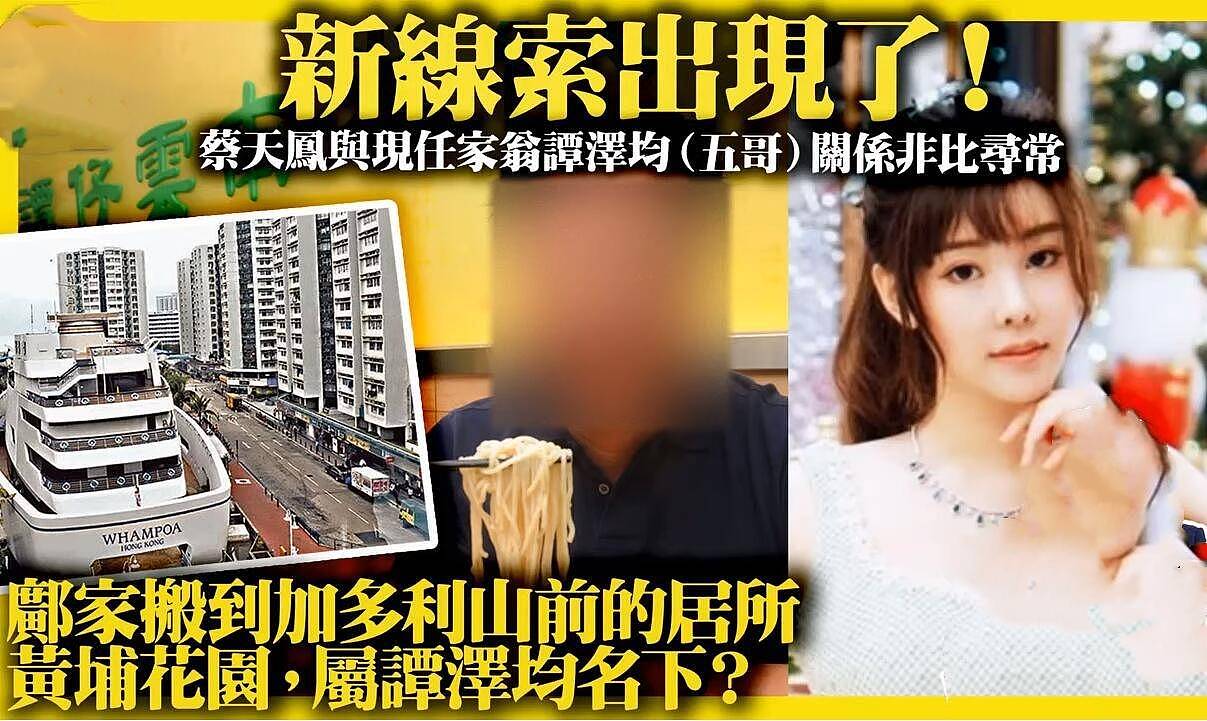 港媒发现两个关键证据：蔡天凤与现任公公谭泽均的关系非常暧昧（组图） - 3