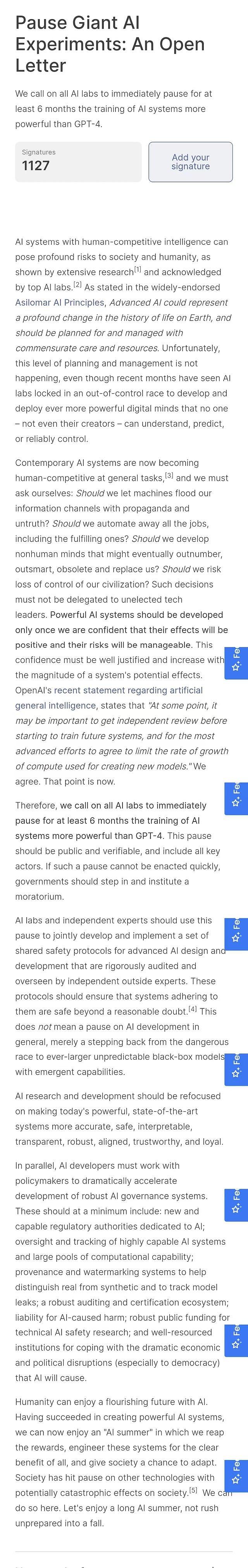 “危险！立刻停下所有大型AI研究！” 马斯克领衔，1000多名硅谷企业家科学家联名呼吁（组图） - 4