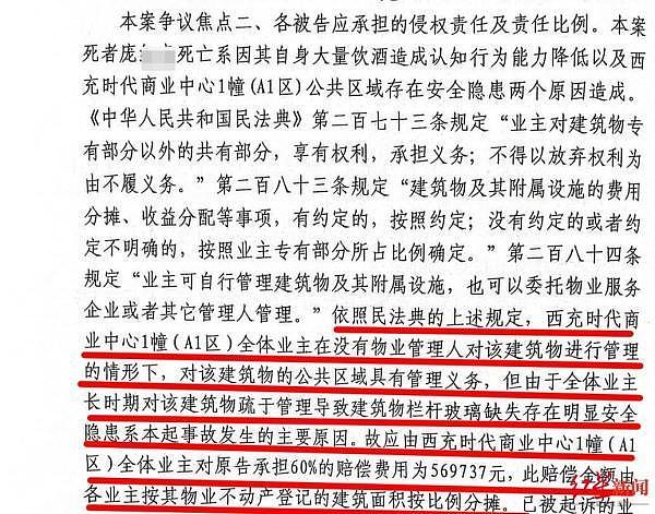 该怪谁？女子酒后不幸坠楼身亡，87户业主被起诉（组图） - 2