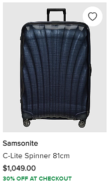 巨划算！Samsonite新秀丽7折，轻便登机箱、大容量行李箱等$2XX起（组图） - 5