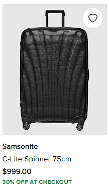 巨划算！Samsonite新秀丽7折，轻便登机箱、大容量行李箱等$2XX起（组图） - 7
