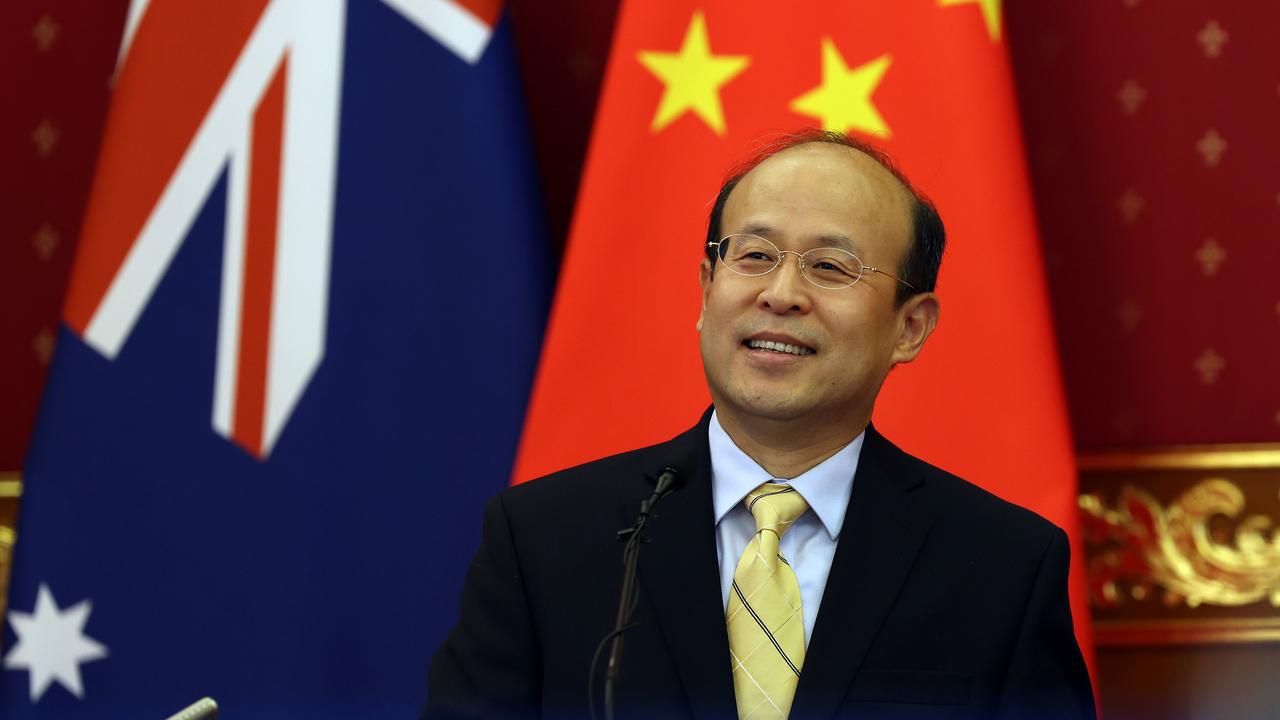 Chinas’s ambassador to Australia, Xiao Qian, says China and Australia don’t need to confront each other. Picture: NCA NewsWire/Gary Ramage