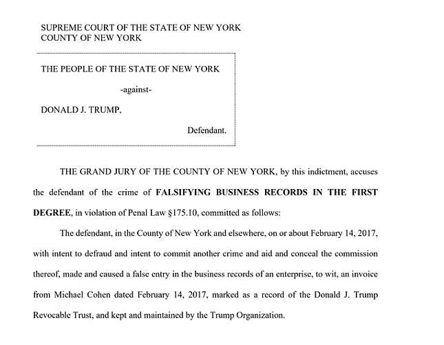 16页起诉书曝光，34项刑事指控！特朗普到底会不会坐牢？（组图） - 7