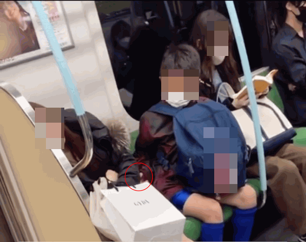 地铁少女昏睡疑遭学生“捡尸”！视频疯传，迷离之手伸出伸入惹议（组图） - 13