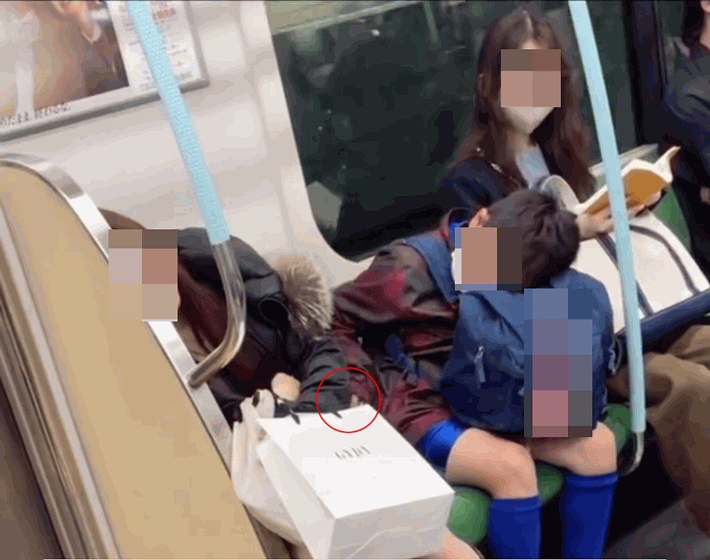 地铁少女昏睡疑遭学生“捡尸”！视频疯传，迷离之手伸出伸入惹议（组图） - 24