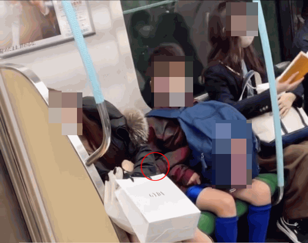 地铁少女昏睡疑遭学生“捡尸”！视频疯传，迷离之手伸出伸入惹议（组图） - 31