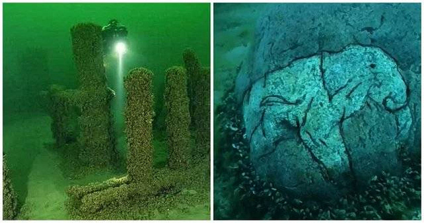 湖底发现万年神秘巨石阵！内陆“百慕达”，超过1千艘船离奇失踪（组图） - 1