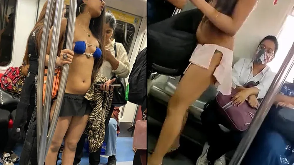 女子穿“超小胸罩”乘地铁，被吁请自重！她反呛：我喜欢穿我喜欢的衣服（视频/组图） - 2