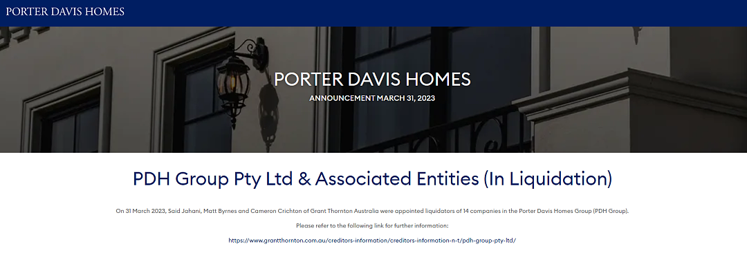 倒闭建筑商Porter Davis或涉及违规操作，数百购房者定金恐“打水漂”（组图） - 2